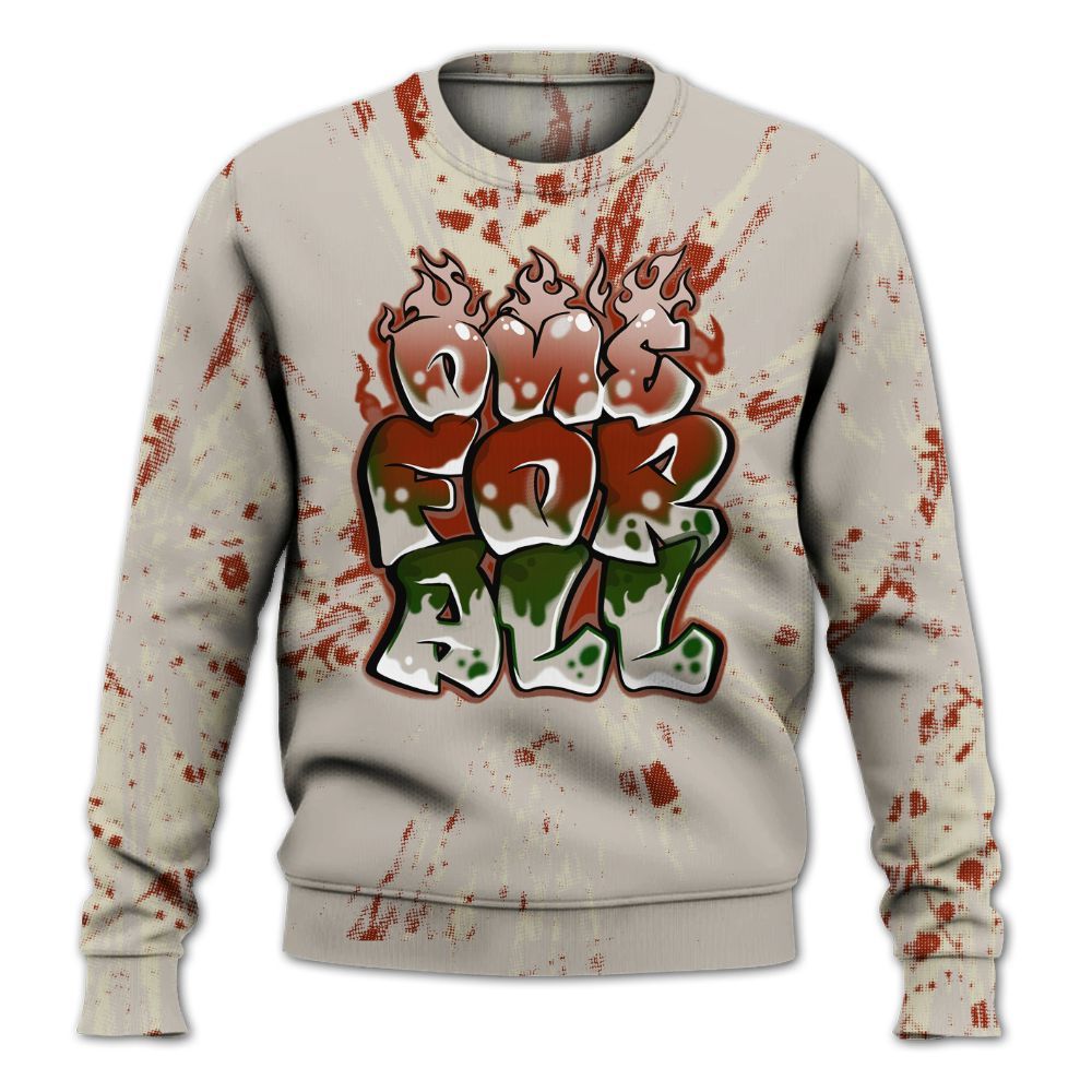 Sweatshirt To Match El Grito 5s - Ones For All Graphic Luxury All Over Print