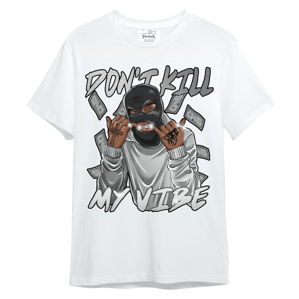 Shirt To Match Metallic Silver 14s - Vibe.Unique Unisex Shirt