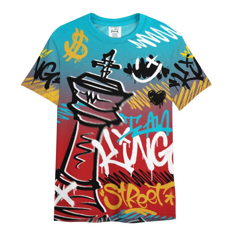 Shirt To Match Dunk Low Fruity Pebbles - Street King Chess Streetwear All Over Print