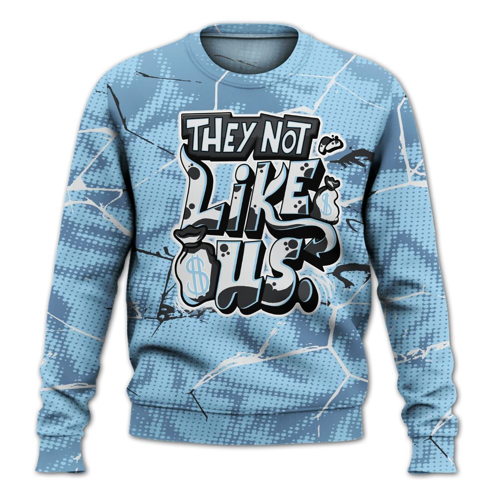 Sweatshirt To Match Legend Blue 11s - Dislike Us Graphic All Over Print