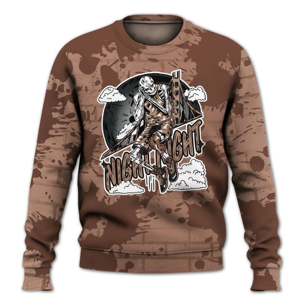 Sweatshirt To Match KD 4 Christmas - Seeya Skeleton Brick All Over Print