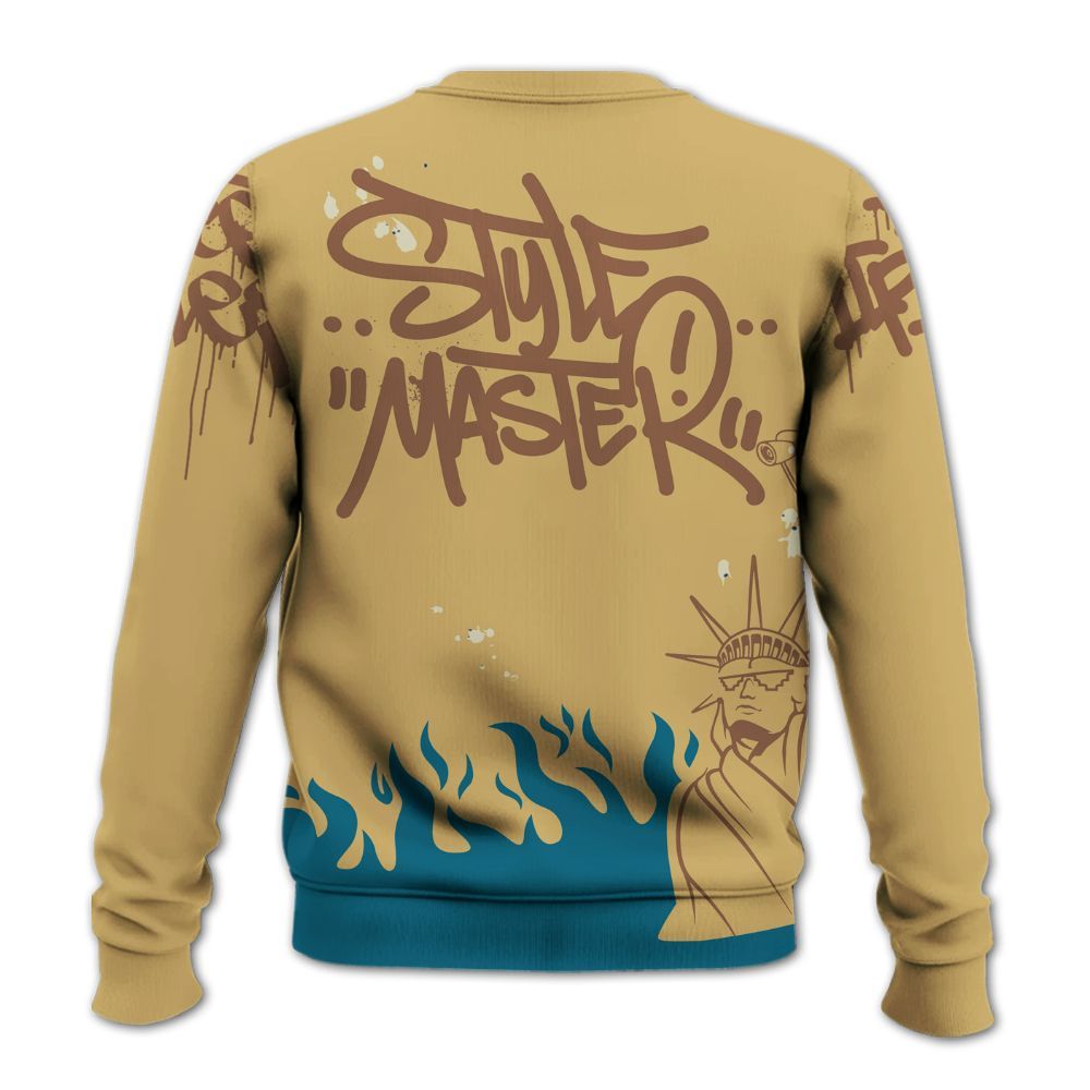 Sweatshirt To Match Retro Cacao Wow 4s - Graphic Fck Around Find Out All Over Print