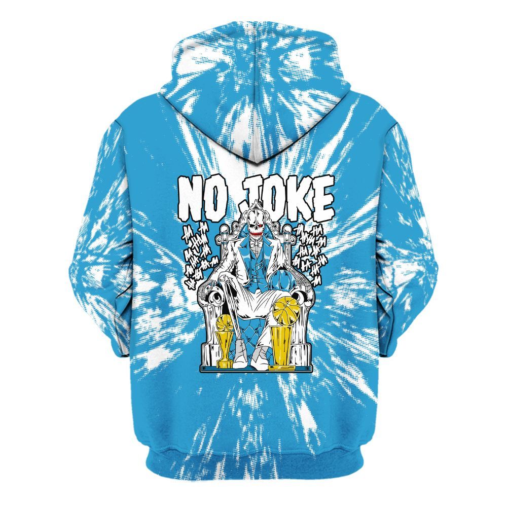 Hoodie To Match Powder Blue 9s - Ain't Joke Skeleton Luxury All Over Print
