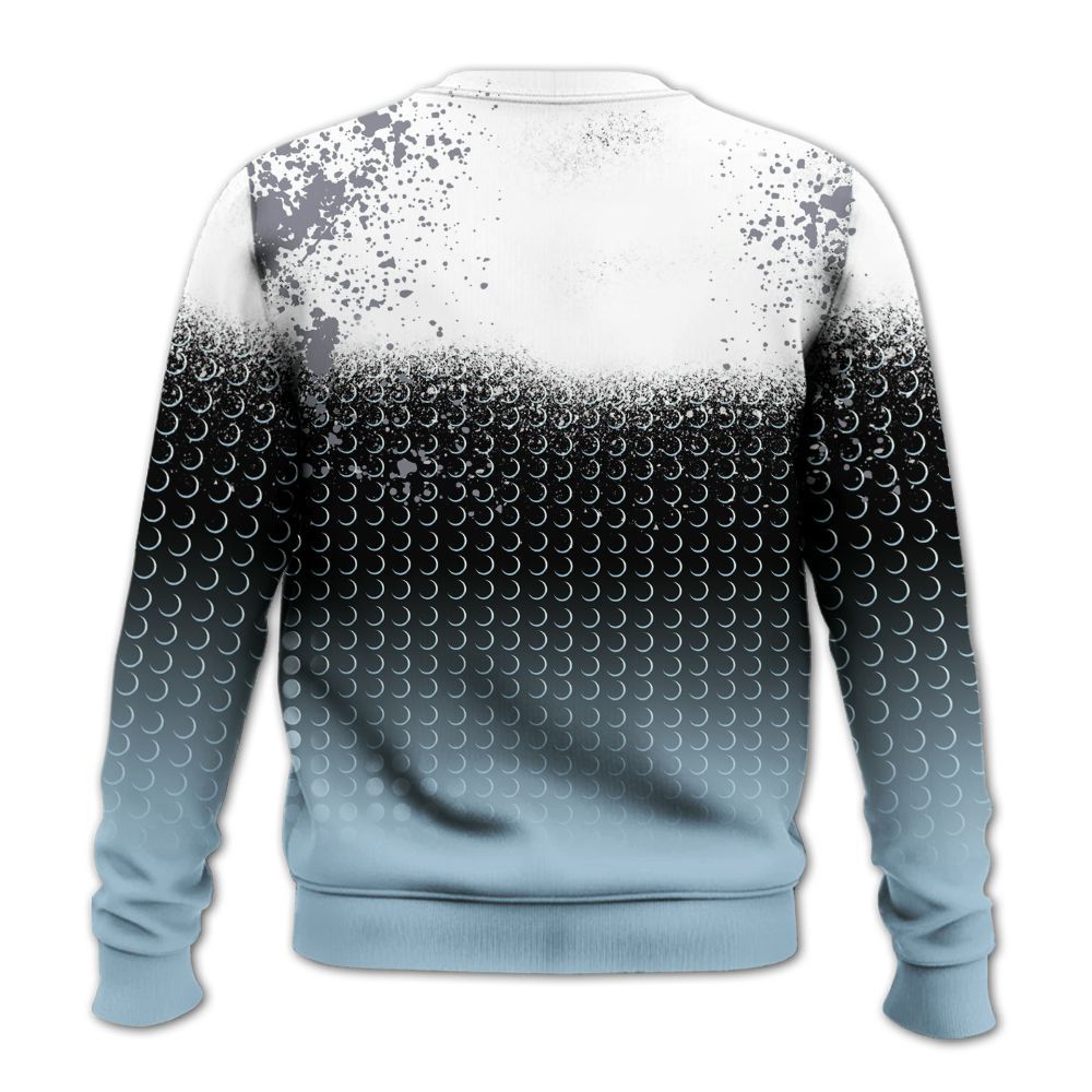 Sweatshirt To Match Chambray 7s - Halftone Time Is Money All Over Print