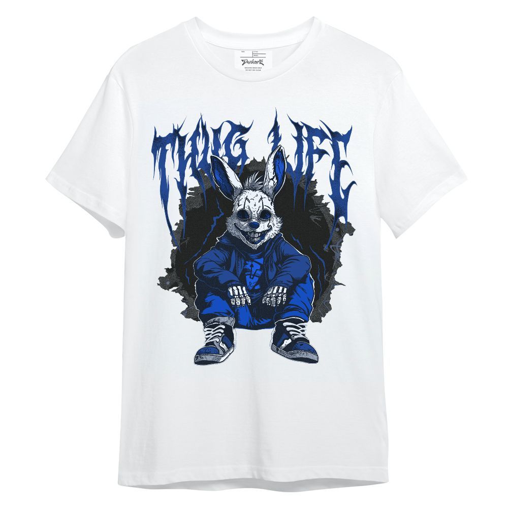 Shirt To Match Air Foamposite One Royal - Thug Life Bunny Unisex Shirt