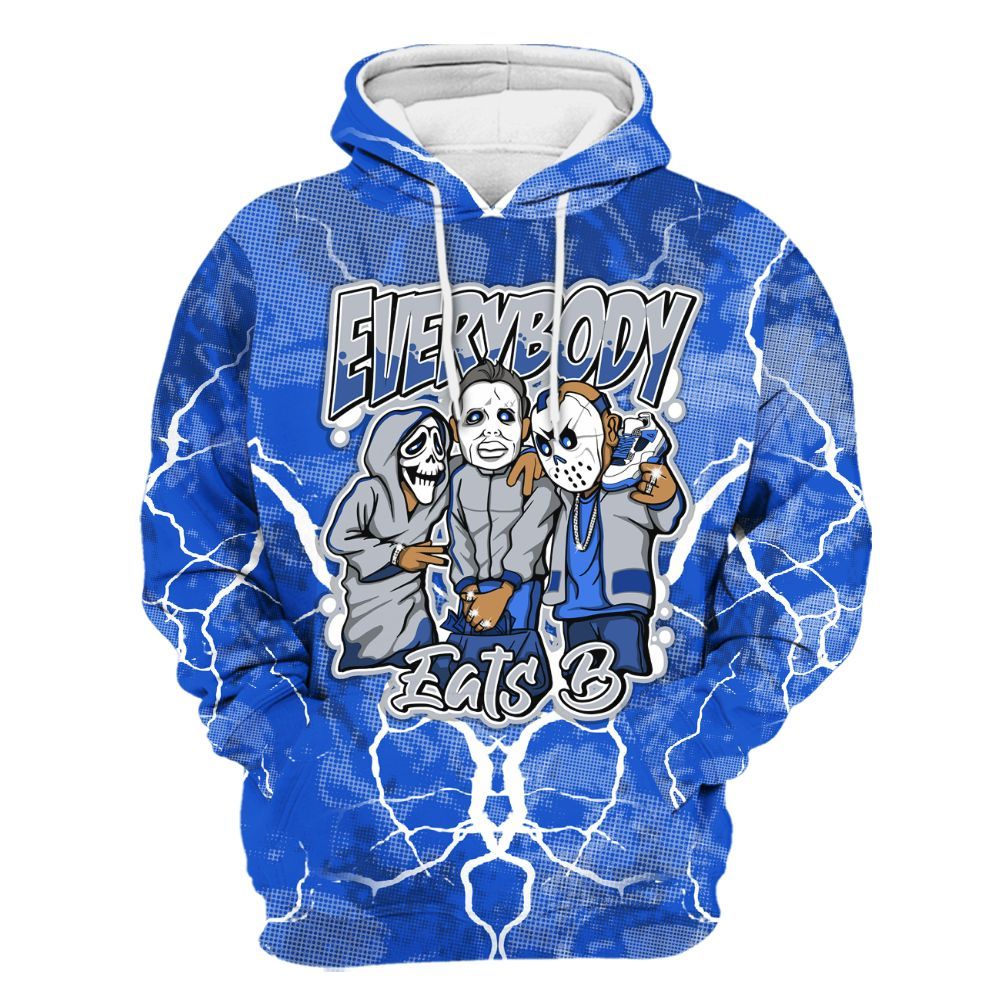 Hoodie To Match Air Foamposite One Royal - Everybody Eatin B Graphic Halloween All Over Print