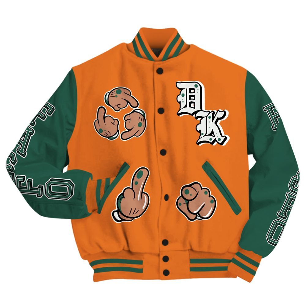 Varsity Jacket To Match Dunk Low Ceramic - F Around Find Out Graphic All Over Print