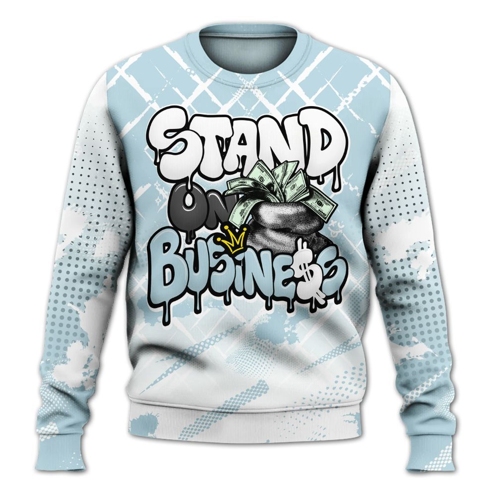 Sweatshirt To Match Low Year Of The Snake 11s - Halftone Stand Business Dripping All Over Print