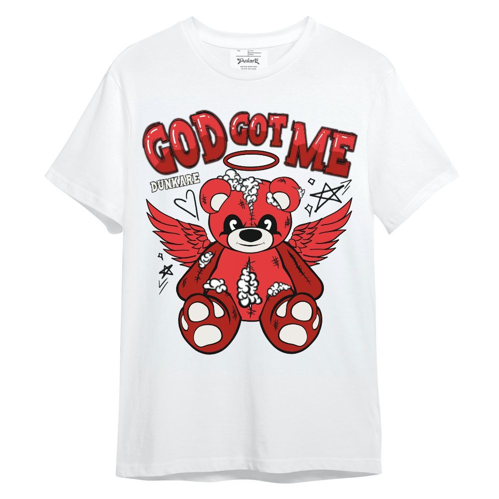 Shirt To Match Air Max 1 Jacquemus Red - Gods Guides Me Bear Unisex Shirt