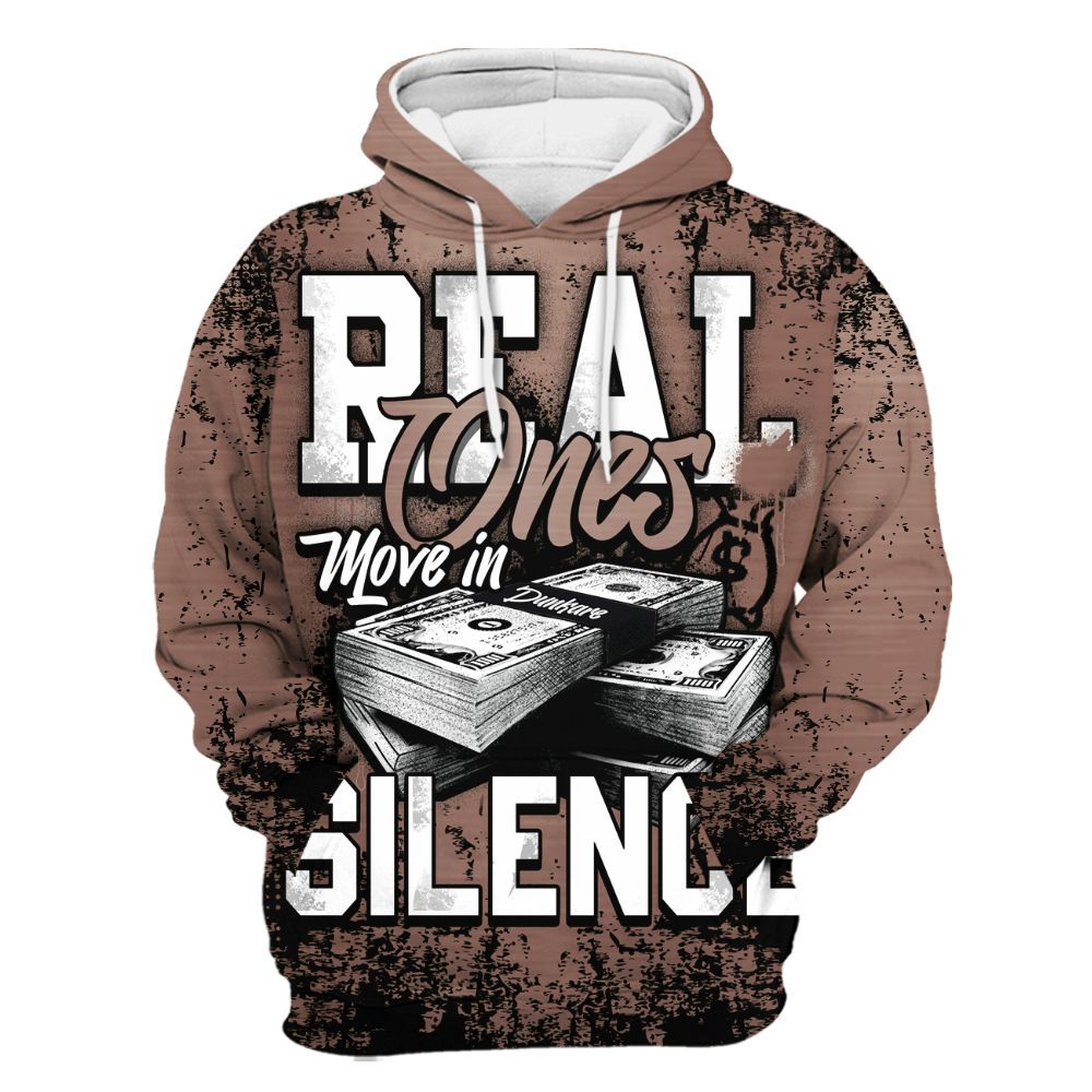 Hoodie To Match KD 4 Christmas - Move In Silence Money Street Retro All Over Print