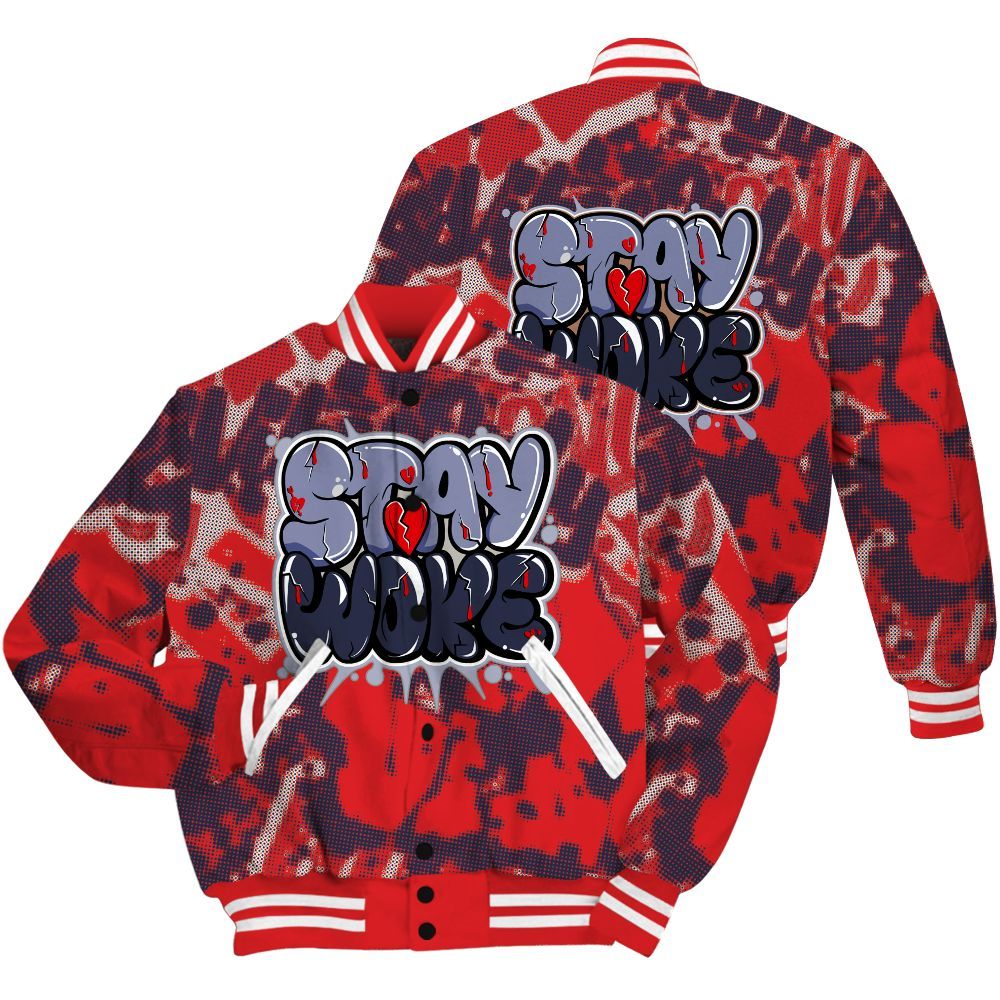 Varsity Jacket To Match Low OG Howard Bison 1s Shirt - Stay And Woken Street All Over Print