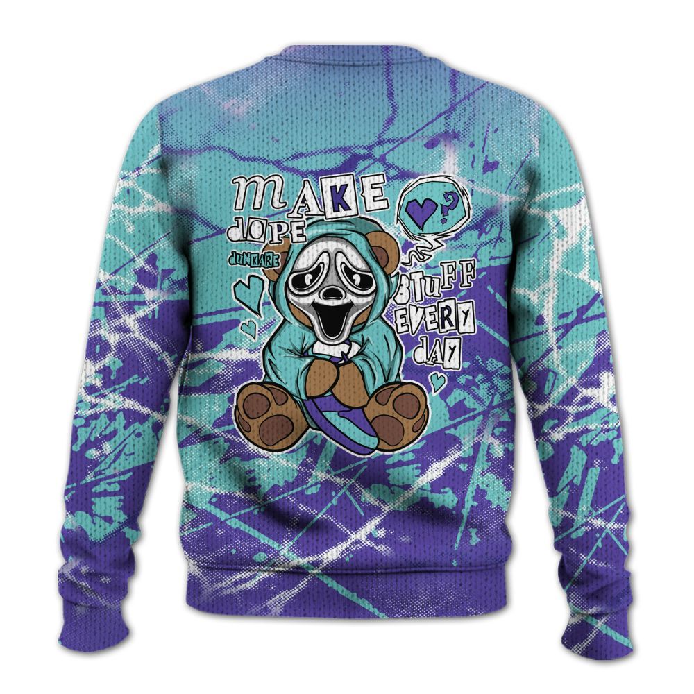 Knitted Sweater To Match Low Hornets 1s - Make Dopes Bear Profound