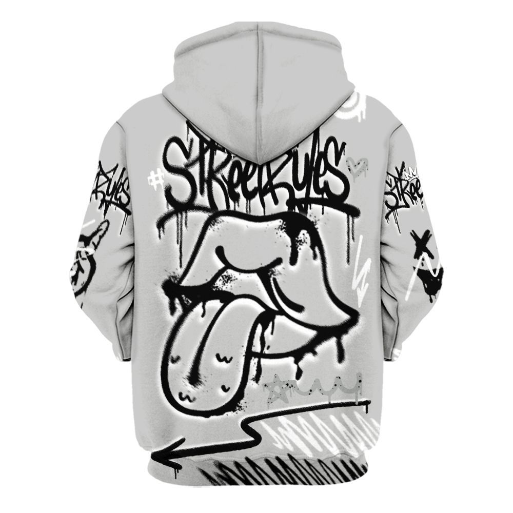 Hoodie To Match Retro White Oreo 4s - Break Rules Streetwear All Over Print