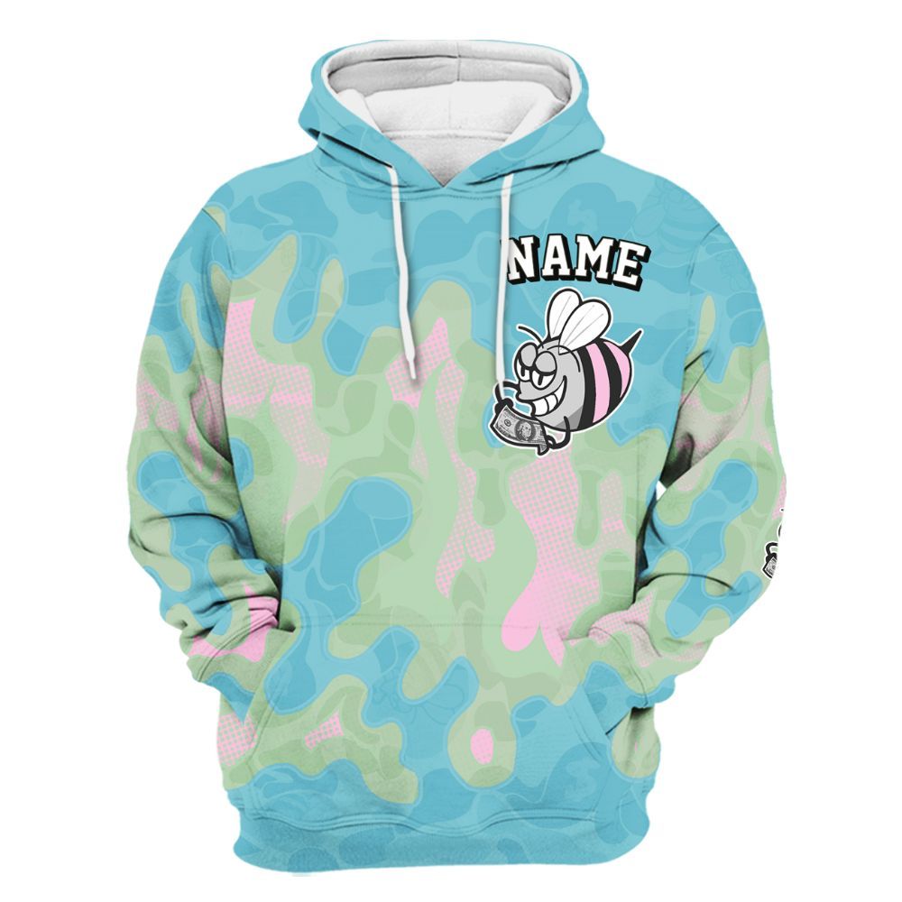 Hoodie To Match SB Dunk Low Visty - No Day Off Graphic Custom Name All Over Print