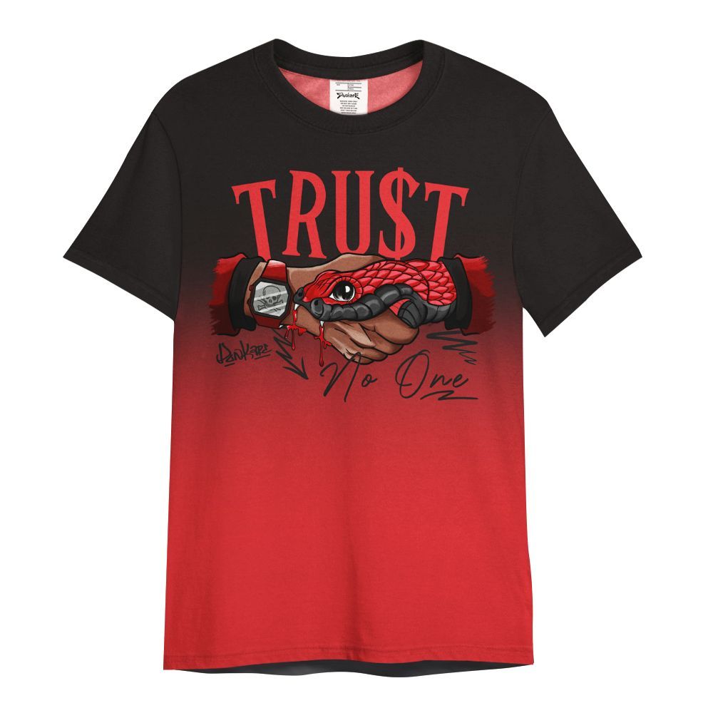 Shirt To Match Chile Red 9s - Snake Trust No One Drip All Over Print