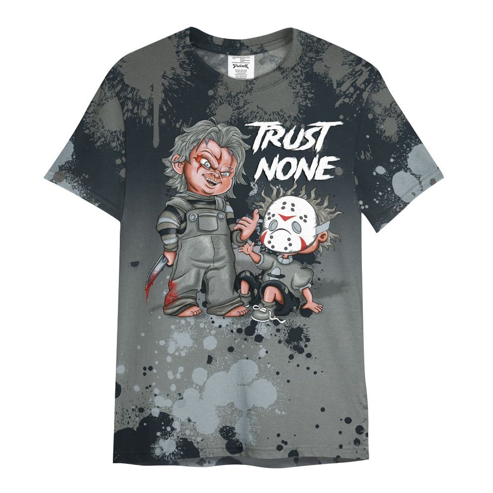 Shirt To Match Retro Georgetown 6s - Trust No One Scary All Over Print