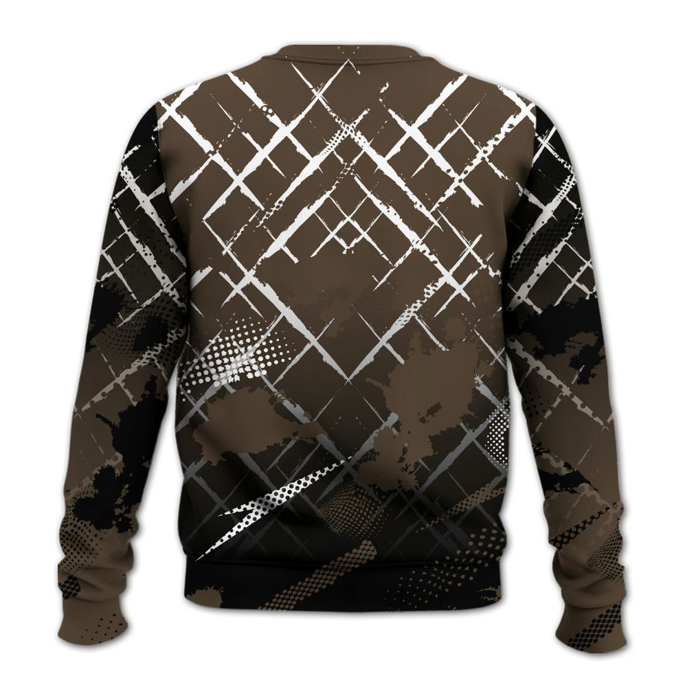 Sweatshirt To Match Palomino 1s - Halftone Stand Business Dripping All Over Print