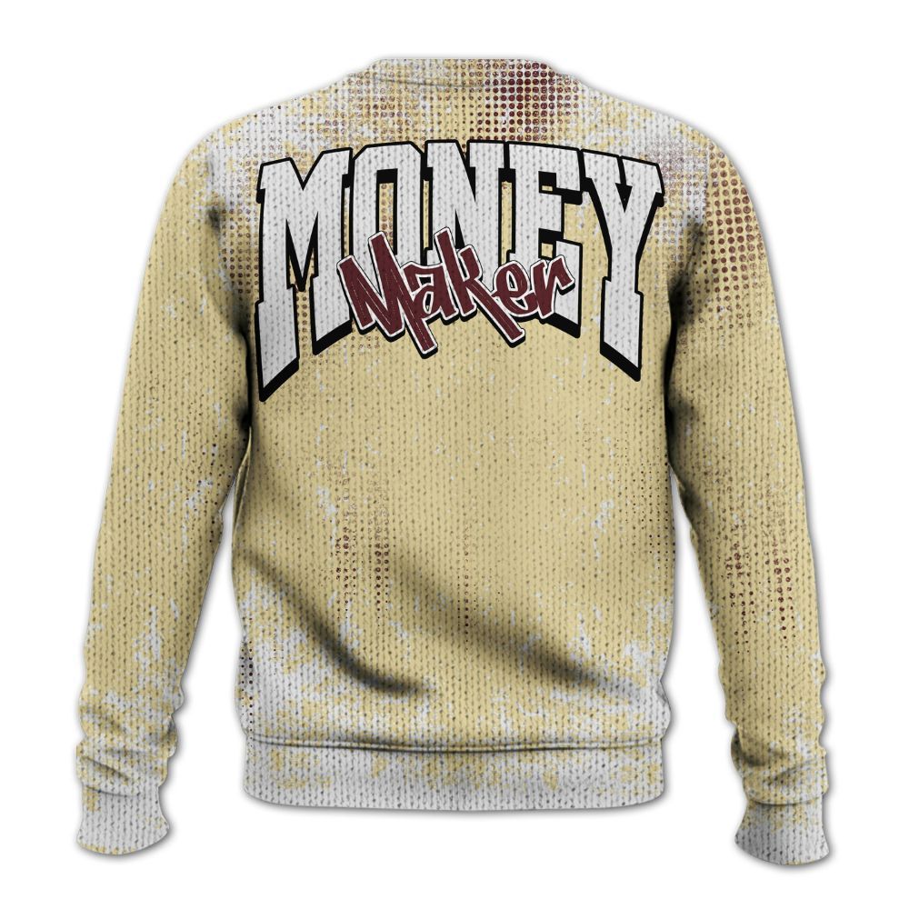 Knitted Sweater To Match Women Phantom 12s - Move In Silence Money Street Retro