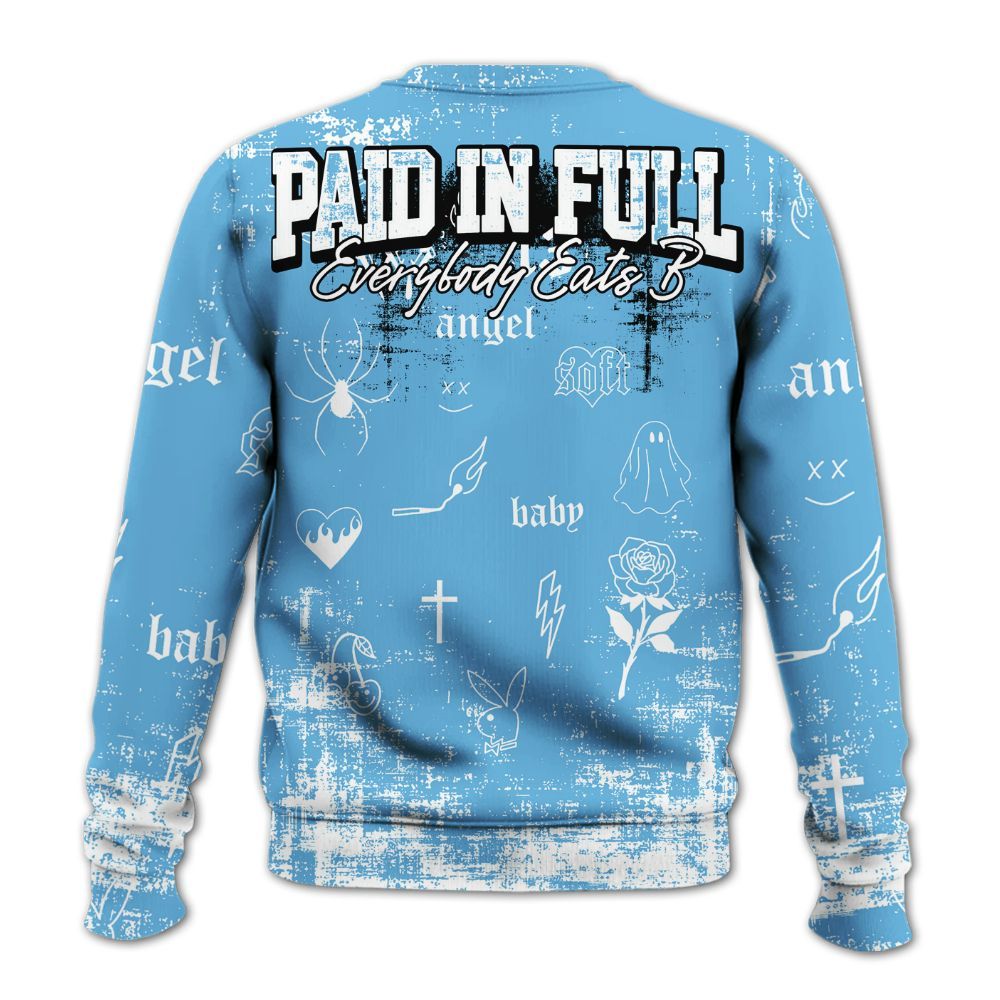 Sweatshirt To Match Melo 12s - Paid In Full Money All Over Print