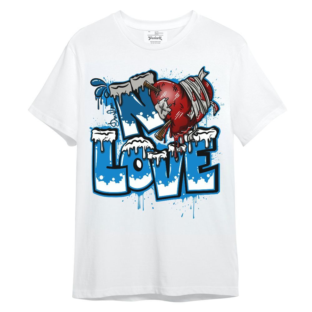 Shirt To Match Industrial Blue 4s - Drip No Love Unisex Shirt