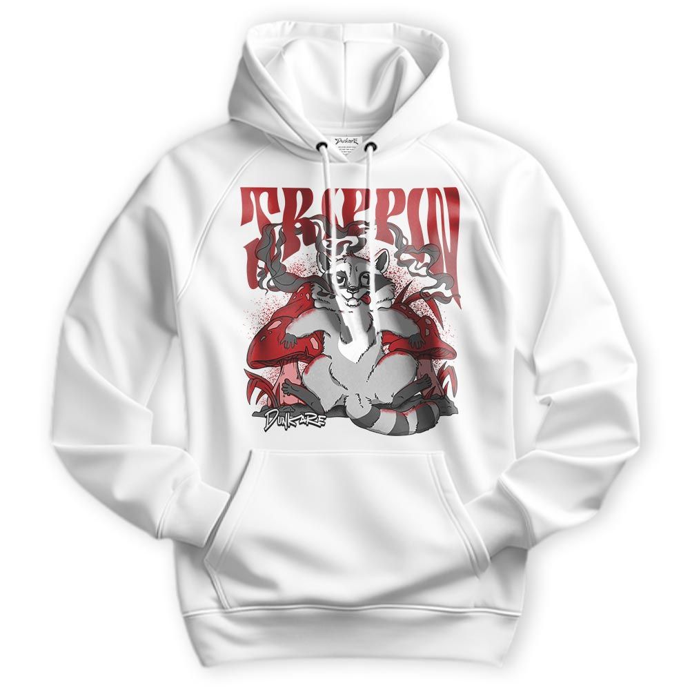 Sweatshirt To Match Red Taxi 12s Hoodie - Trippin Raccoon Hoodie Unisex 1405 DNY