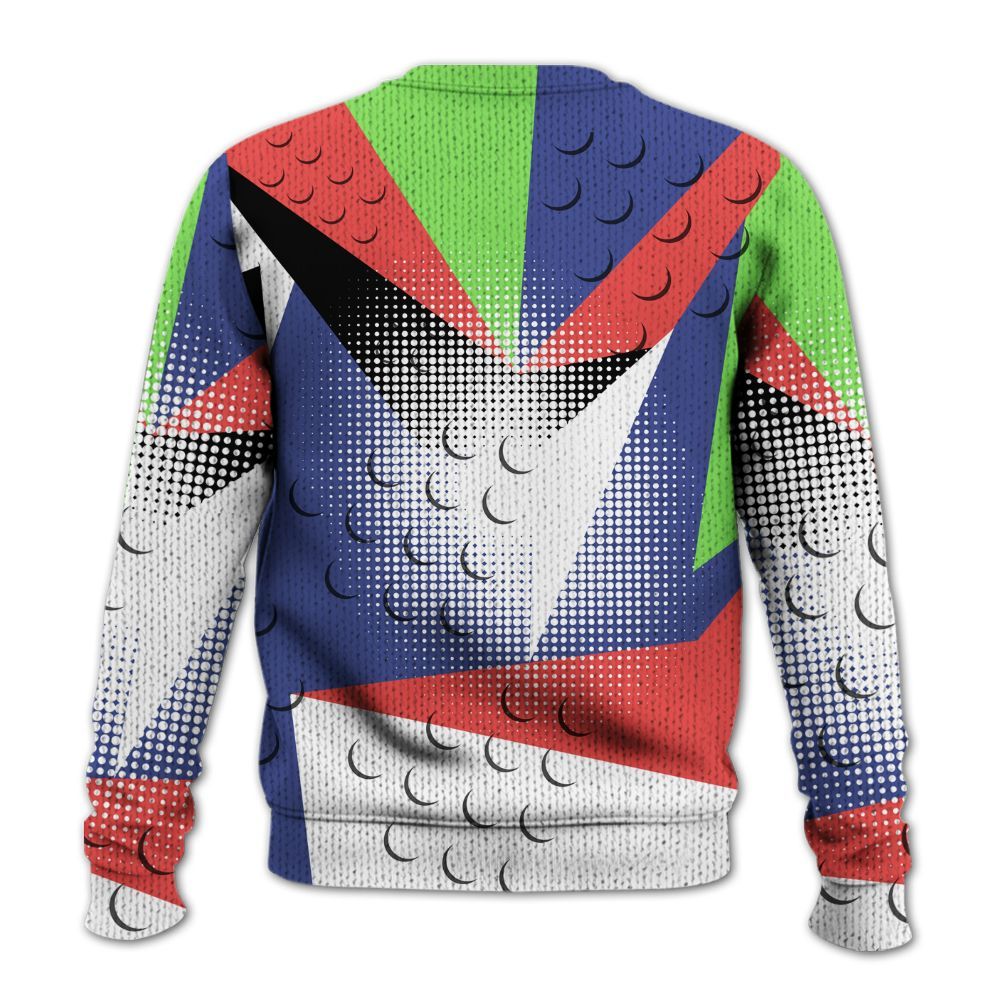 Knitted Sweater To Match KD 4 Nerf - Poly Custom Name Number 23 5s