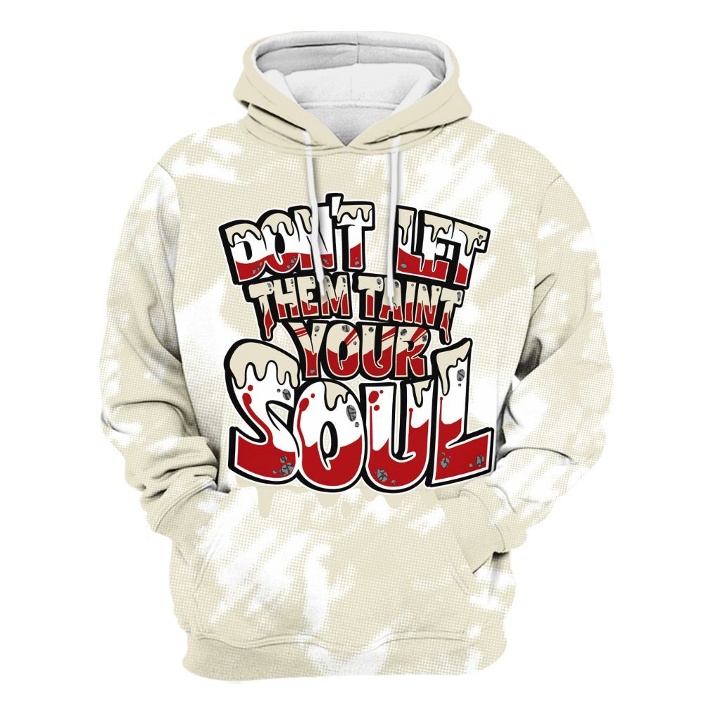 Hoodie To Match Cement Grey 3s - Never Taint Your Soul Shirt Unisex Oufit All Over Print