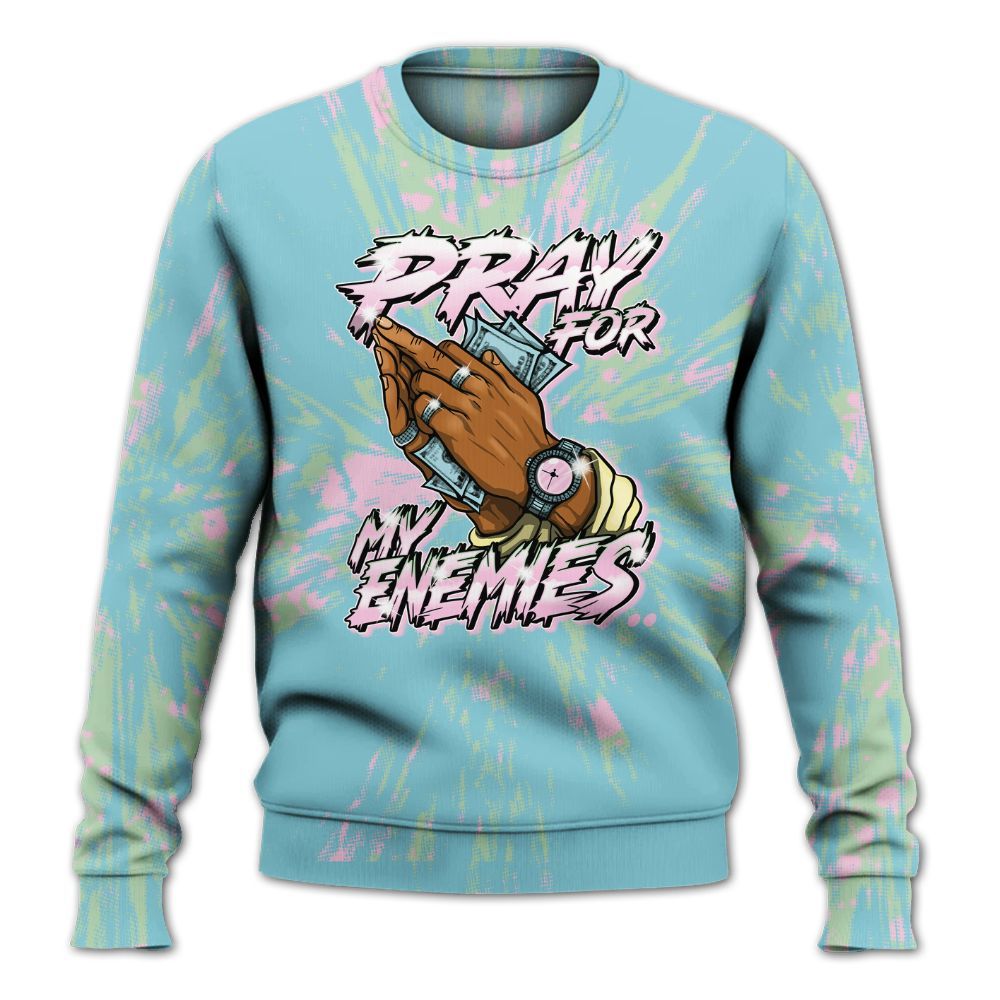Sweatshirt To Match SB Dunk Low Visty - Prayed For Enemies Graphic Luxury All Over Print