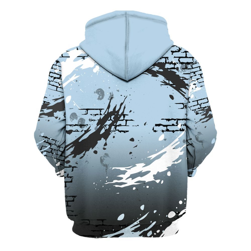 Hoodie To Match Foamposite One Psychic Blue - Values Of Loyalty All Over Print