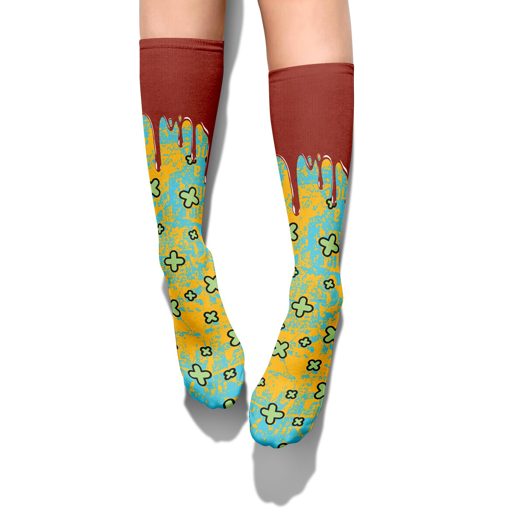 Sock To Match SB Dunk Di'Orr Greenwood - Dripping Signs Graphic Unisex