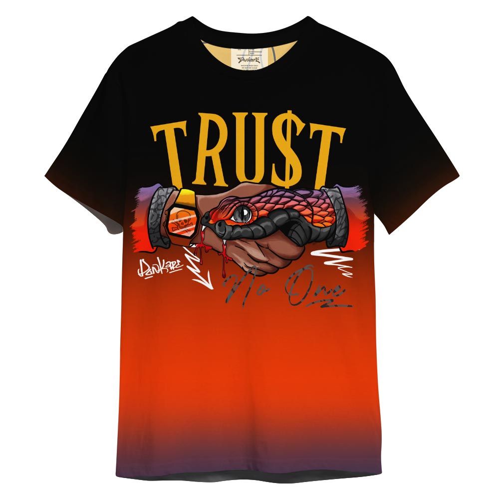 Shirt To Match J Balvin Rio 3s - Snake Trust No One Drip Shirt Outfit 1505 NCT