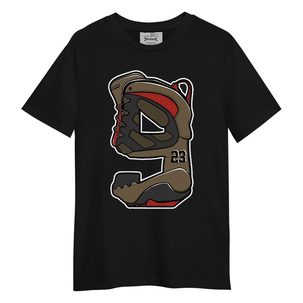 Shirt To Match Olive 9s - Number JD 9s Unisex Shirt