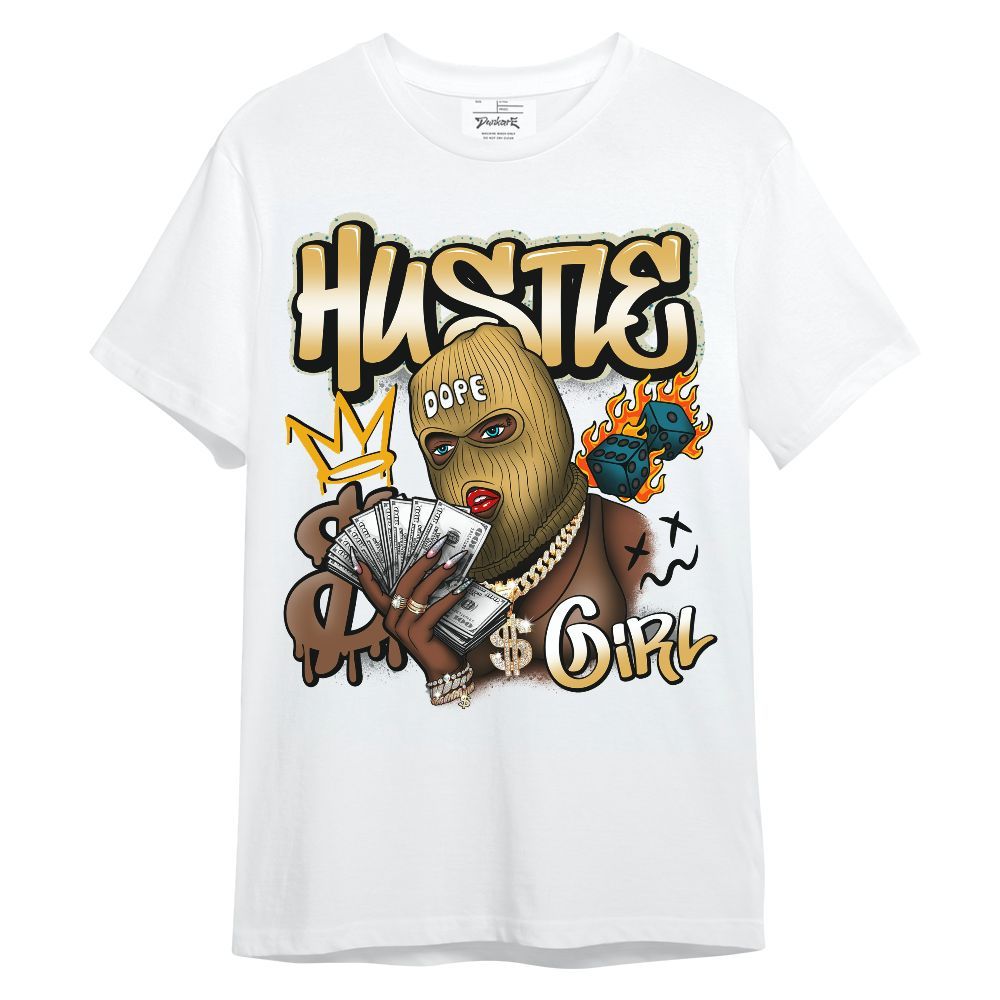 Shirt To Match Retro Cacao Wow 4s - Money Hustles Girl Streetwear Unisex Shirt