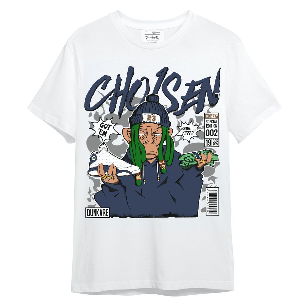 Shirt To Match Midnight Navy 13s - Monkey Chosen Got Em Unisex Shirt