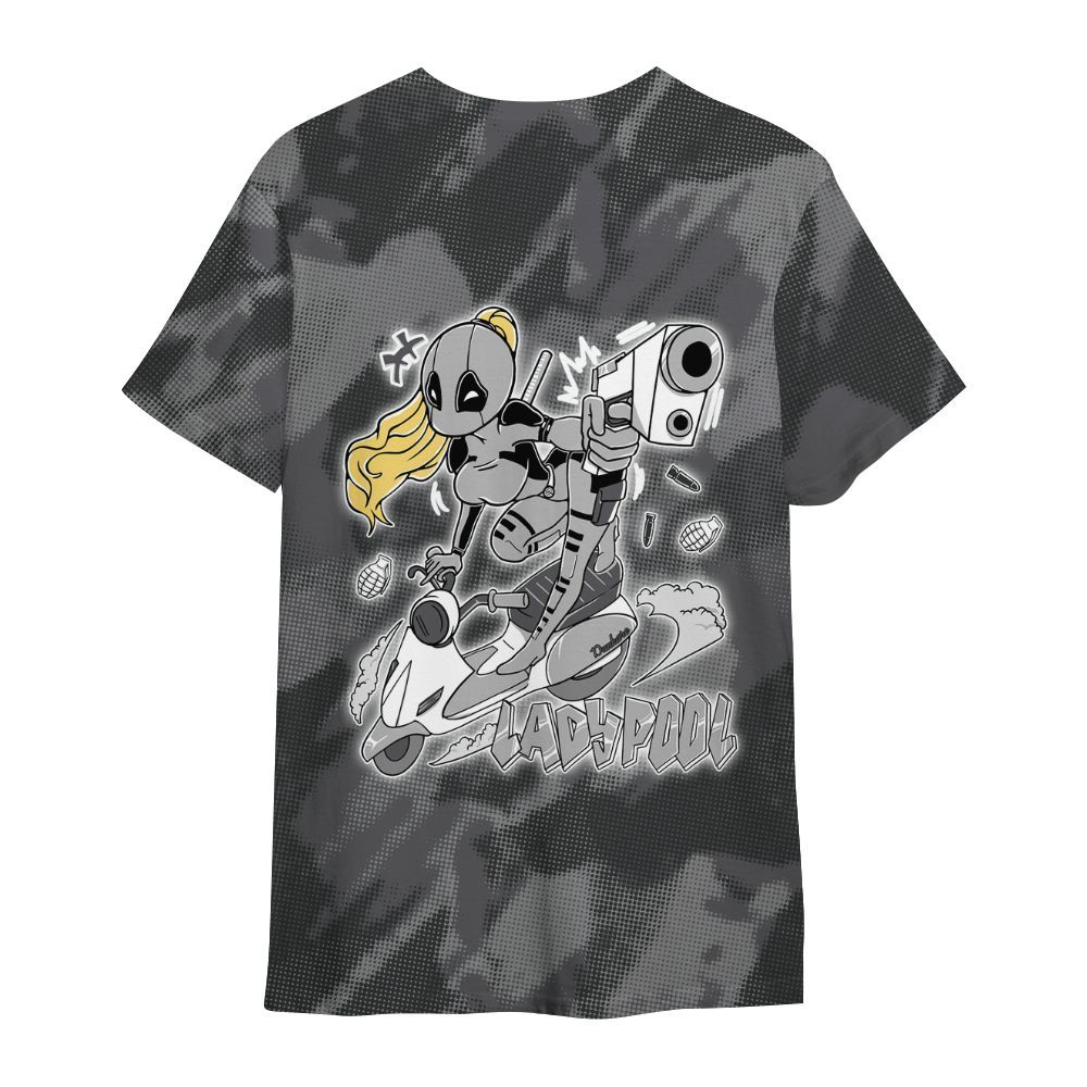 Shirt To Match White Thunder 4s - Lady Pool Cartoon Abstract Halftone All Over Print