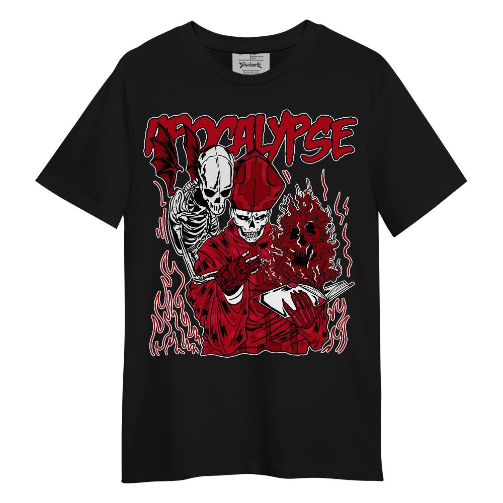 Shirt To Match Bred Velvet 11s - Apocalypse Skeleton Unisex Shirt