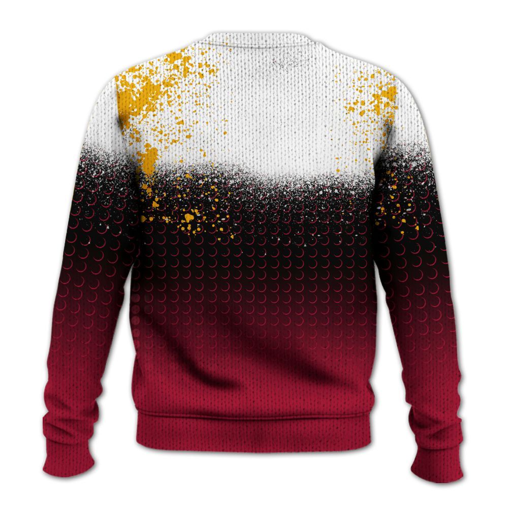 Knitted Sweater To Match Cardinal 7s - Halftone Time Is Money