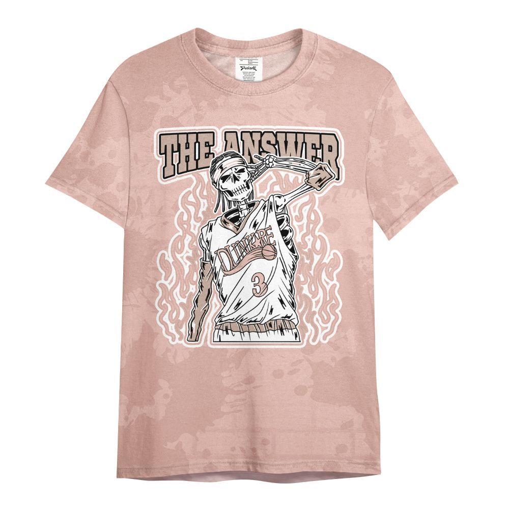 Shirt To Match Dunk Low Pink Velvet - Allen Answer Skeleton Brick All Over Print