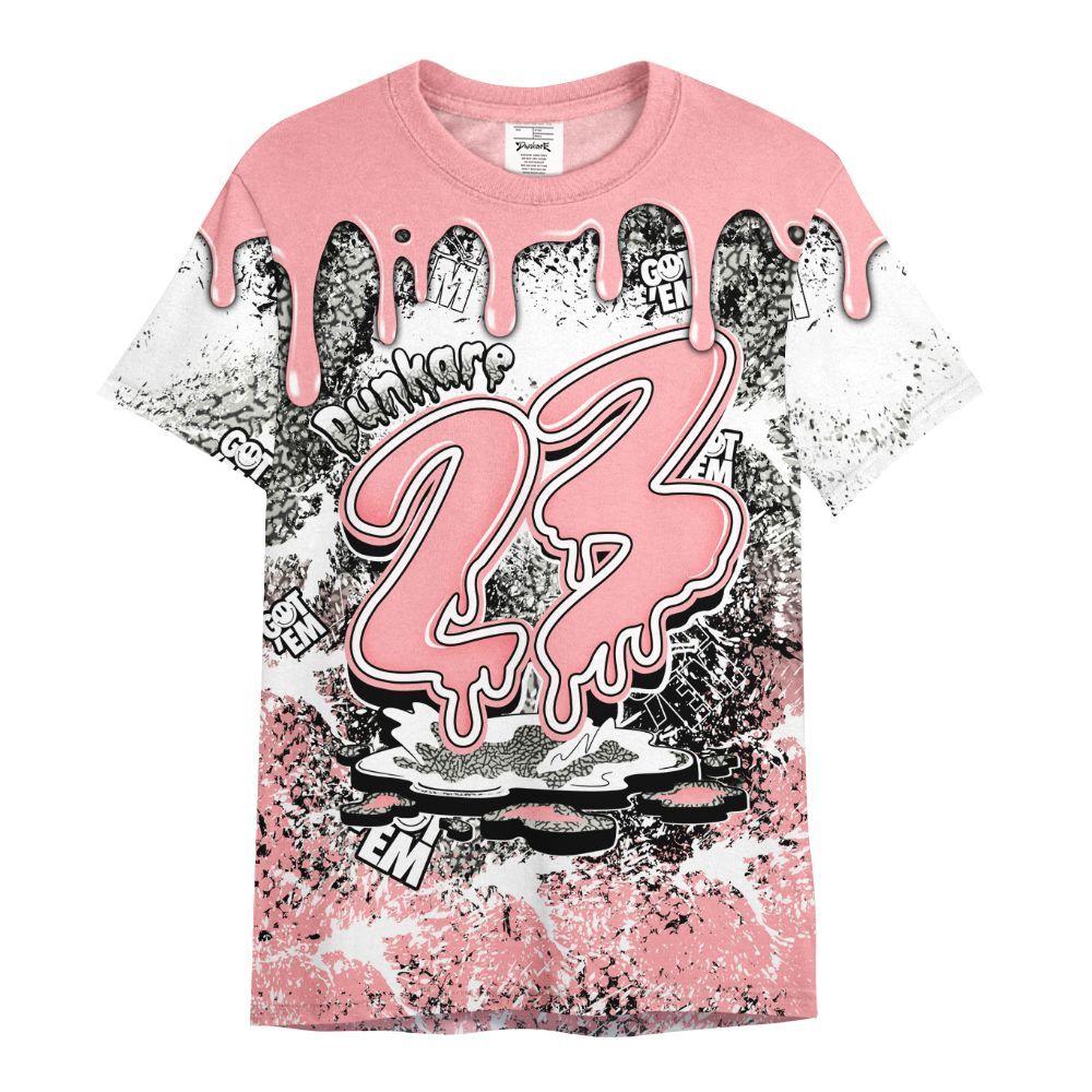 Shirt To Match Retro Wings 3s - Dripping 23 Drip All Over Print
