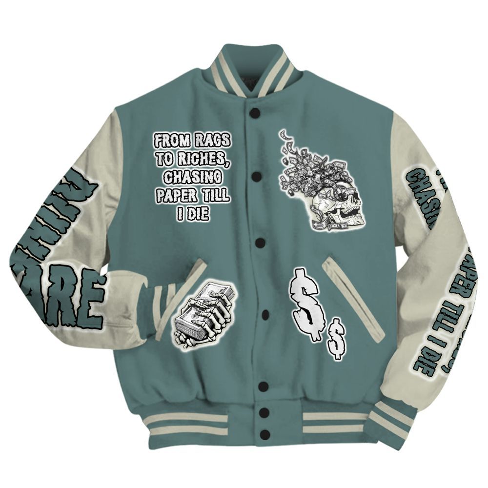 Varsity Jacket To Match AMM Low 17s - From Rags To Riches All Over Print