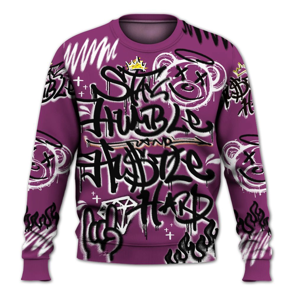 Sweatshirt To Match Air Max Sunder Gore Tex Bold Berry - Humble Drip Streetwear Graffity All Over Print