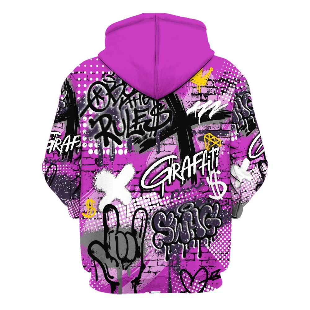 Hoodie To Match Ja 2 Staregazer - True It Real Graffiti Streetwear All Over Print
