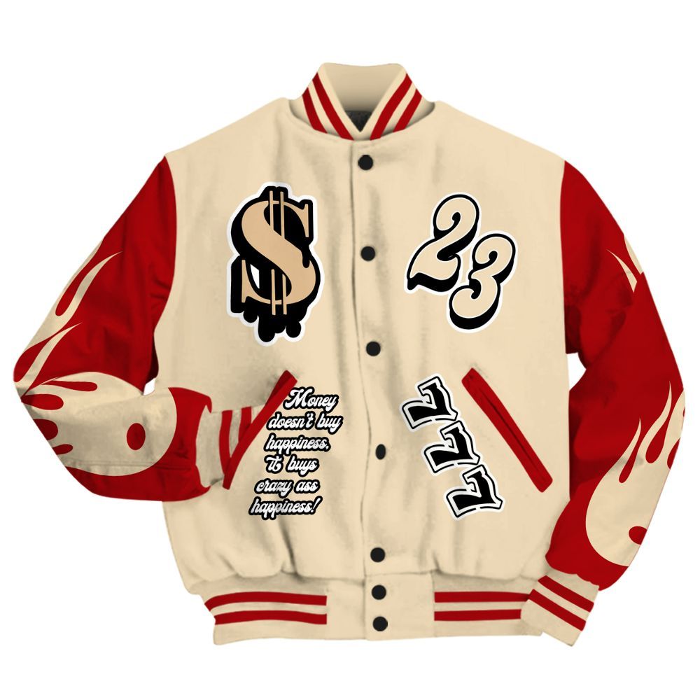 Varsity Jacket To Match Dunk Low Strawberry Waffle - Shoe Game Crazy Graphic All Over Print