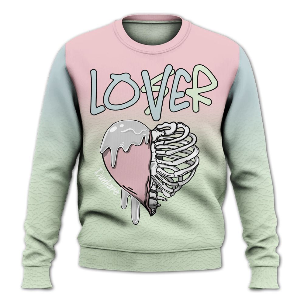 Sweatshirt To Match Spring Is In The Air 3s - Loser Lover Dripping All Over Print