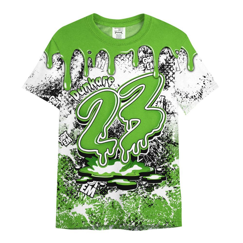 Shirt To Match Air Foamposite One Volt - Dripping 23 Drip All Over Print