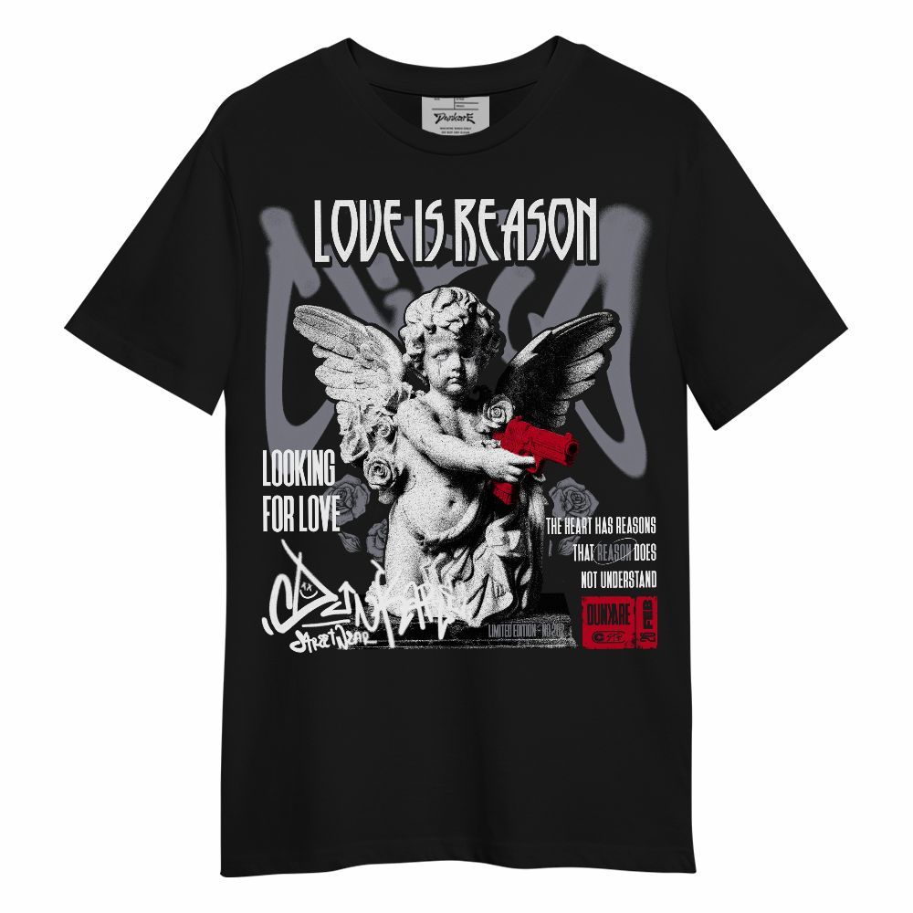 Shirt To Match Retro Black Flint 13s - Love Is Reason Unisex Shirt