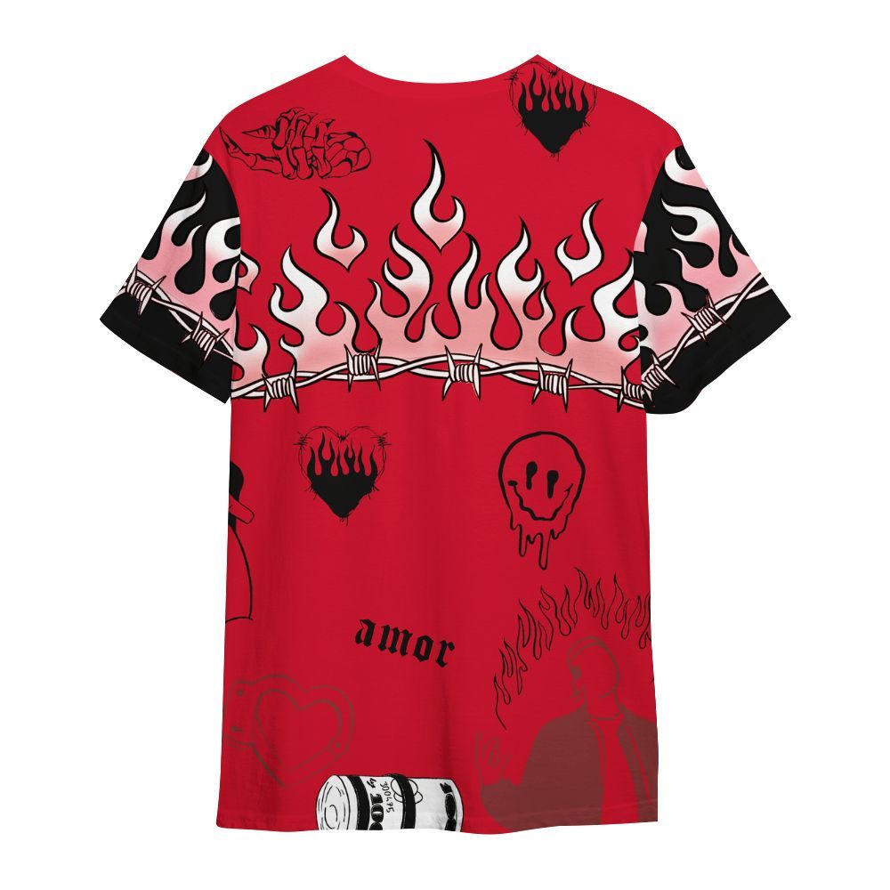 Shirt To Match Air Max Sunder Gore Tex Fire Red - Snake Trust No One All Over Print