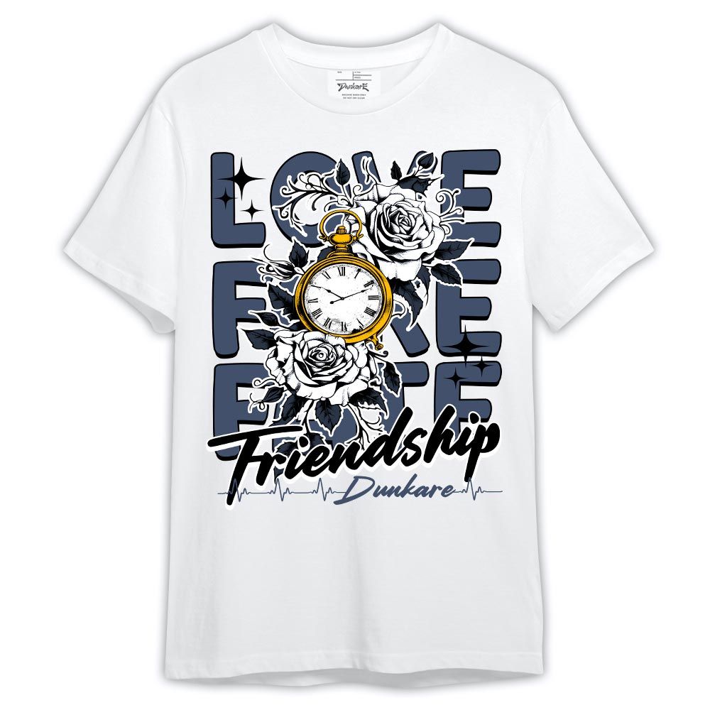 Shirt To Match Low Diffused Blue 11s - Love, Fake, Fate Friendship Shirt Outfit