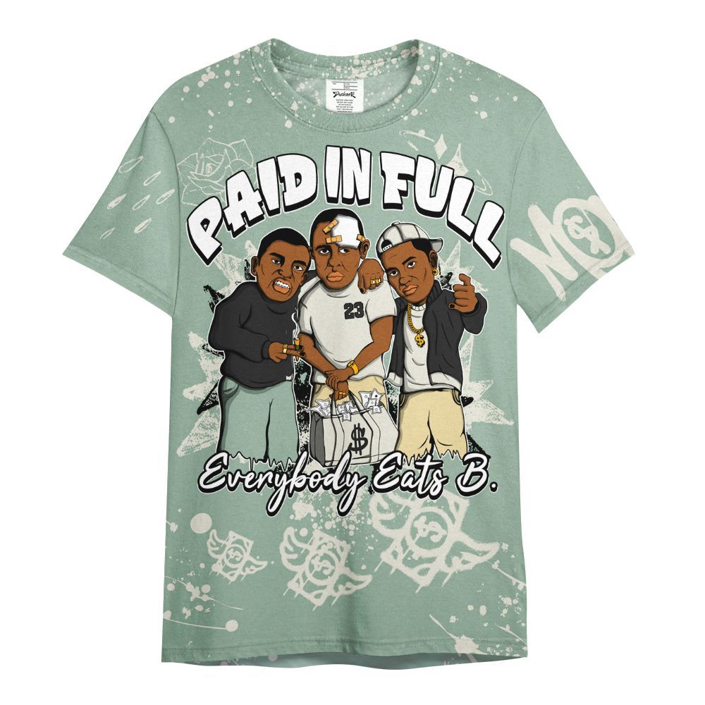 Shirt To Match Joins Year Of The Snake 5s - Everybody Paid In Full Crayon All Over Print
