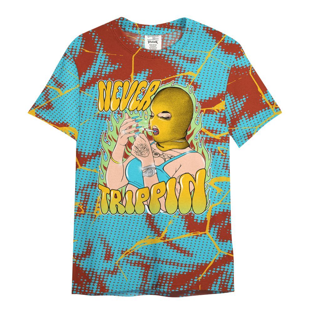 Shirt To Match SB Dunk Di'Orr Greenwood - Ne'er Trippin' Unique Crack All Over Print
